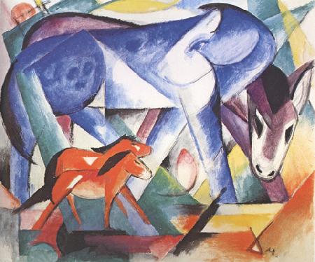 Franz Marc The First Animals (mk34) China oil painting art